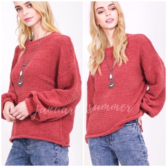 ❄️LAST3️⃣//SOFT BRICK SWEATER - Picture 3 of 10